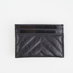 Chanel Reissue Black Cardholder