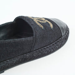Chanel Espadrille Black Size 40