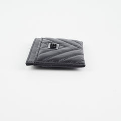 Chanel Reissue Black Cardholder