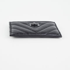 Chanel Reissue Black Cardholder
