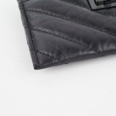 Chanel Reissue Black Cardholder