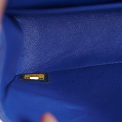 Chanel Classic Flap Medium/Large M/L Lambskin Dark Blue - Series 13