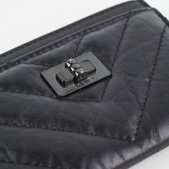 Chanel Reissue Black Cardholder