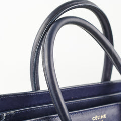 Celine Micro Luggage Bag Navy
