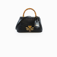 Gucci Queen Margaret Top Handle Bamboo Black
