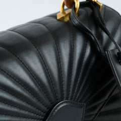 Gucci Queen Margaret Top Handle Bamboo Black