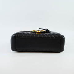 Gucci Queen Margaret Top Handle Bamboo Black