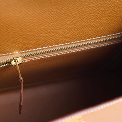 Hermes Kelly 25 Epsom Gold - Stamp A