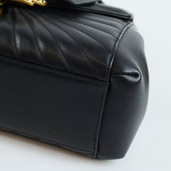 Gucci Queen Margaret Top Handle Bamboo Black