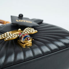 Gucci Queen Margaret Top Handle Bamboo Black