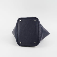 Hermes Picotin 18 Clemence Blue Nuit T Stamp