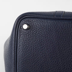 Hermes Picotin 18 Clemence Blue Nuit T Stamp