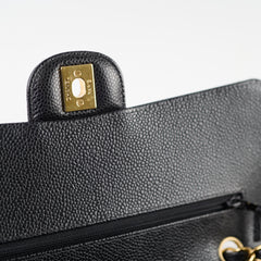 Chanel Classic Flap Medium/Large Black Caviar