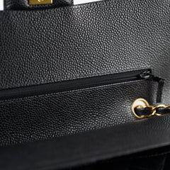 Chanel Classic Flap Medium/Large Black Caviar