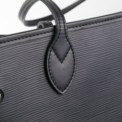 Louis Vuitton Neverfull MM Black Epi Shoulder Bag