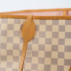Louis Vuitton Neverfull GM Damier Azur (with Pouch)