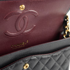 Chanel Classic Flap Medium/Large Black Caviar