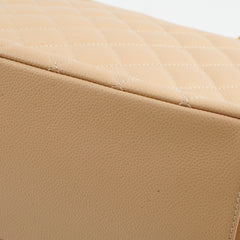 Chanel GST Caviar Beige Shoulder Bag - Series 20