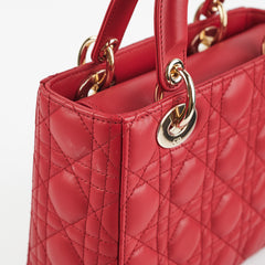 Christian Dior Lady Dior Small MY ABC Red