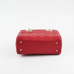 Christian Dior Lady Dior Small MY ABC Red