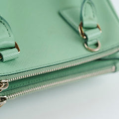 Prada Mini Galleria Green Saffiano