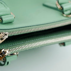 Prada Mini Galleria Green Saffiano