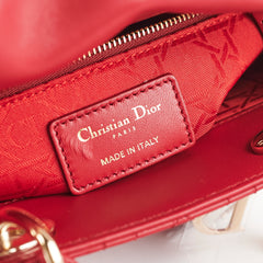 Christian Dior Lady Dior Small MY ABC Red