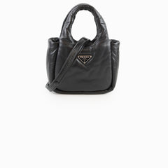 Prada Padded Soft Nappa Black Tote
