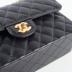 Chanel Small Classic Flap Caviar Black Hold