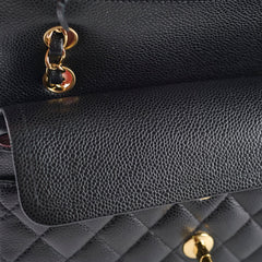 Chanel Small Classic Flap Caviar Black Hold