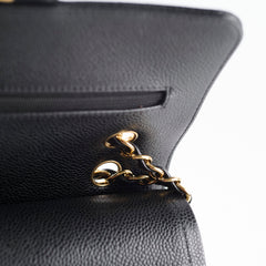 Chanel Small Classic Flap Caviar Black Hold