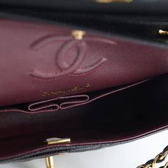 Chanel Small Classic Flap Caviar Black Hold