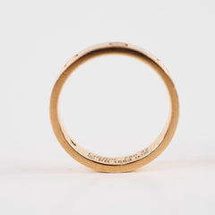 Cartier Love One Diamond SM Ring Pink Gold Size 52