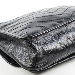 Saint Laurent Niki Medium Black Vintage Leather