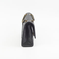 Chanel Medium/Large Double Classic Flap Caviar Black 2023