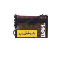 Louis Vuitton Double Flat Messenger Bag