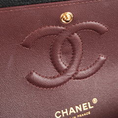 Chanel Medium/Large Double Classic Flap Caviar Black 2023
