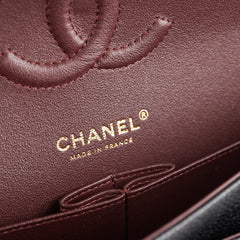 Chanel Medium/Large Double Classic Flap Caviar Black 2023
