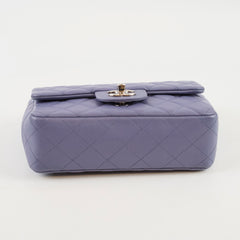 Chanel Mini Rectangular Flap Purple Bag