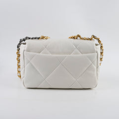Chanel 19 Small in White Series 30
