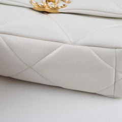 Chanel 19 Small in White Series 30