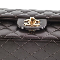 Chanel Mini Rectangular Dark Chocolate Microchip HOLD