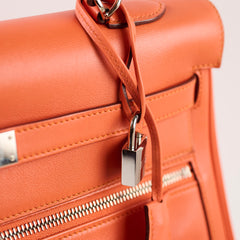 Hermes Kelly 35 Lakis 2Way Orange Mangue? - Stamp Q Square