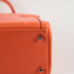 Hermes Kelly 35 Lakis 2Way Orange Mangue? - Stamp Q Square