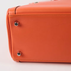 Hermes Kelly 35 Lakis 2Way Orange Mangue? - Stamp Q Square