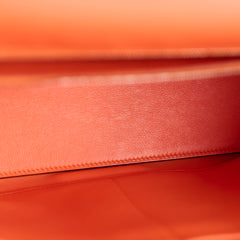 Hermes Kelly 35 Lakis 2Way Orange Mangue? - Stamp Q Square