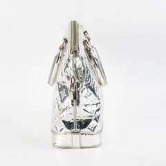 Louis Vuitton Silver Mirror Lock It Bag