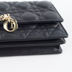 Christian Dior My Dior Mini Bag Black Lambskin
