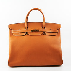 Hermes Birkin 40 Vache Natural Chevre - K Square 2007