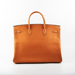 Hermes Birkin 40 Vache Natural Chevre - K Square 2007